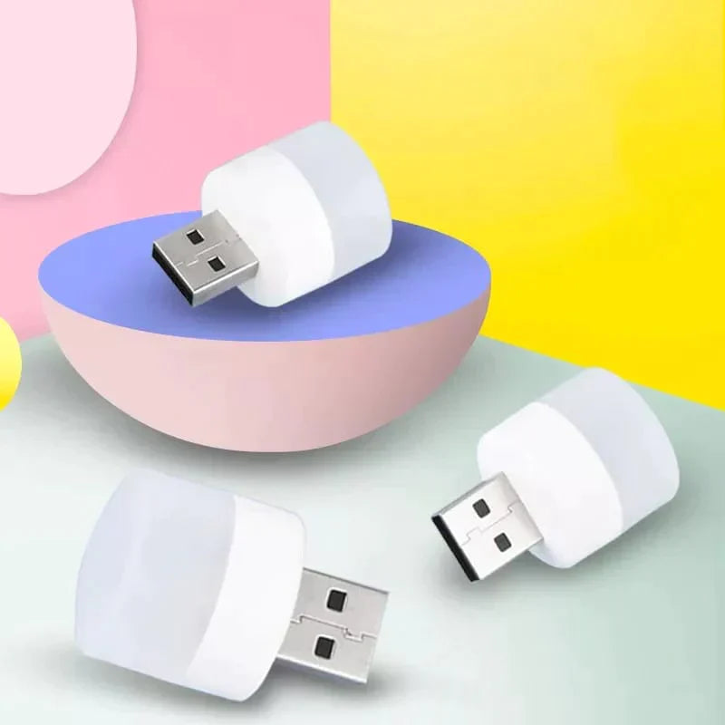 10-Piece Portable Mini Usb Led Bulb Night Light