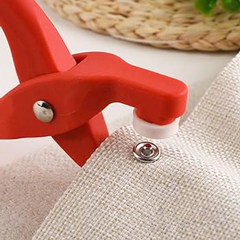 Snap Button Hand Pressure Plier — Fabric Fastener Tool