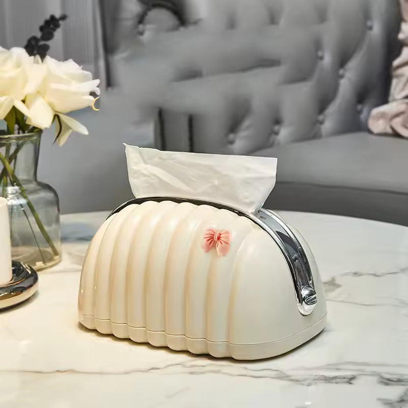 Elegant Shell-Shaped Decorative Tissue Box Holder