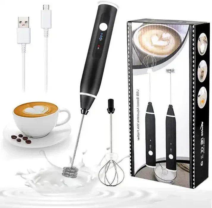 2-In-1 Rechargeable Milk Frother & Coffee Beater