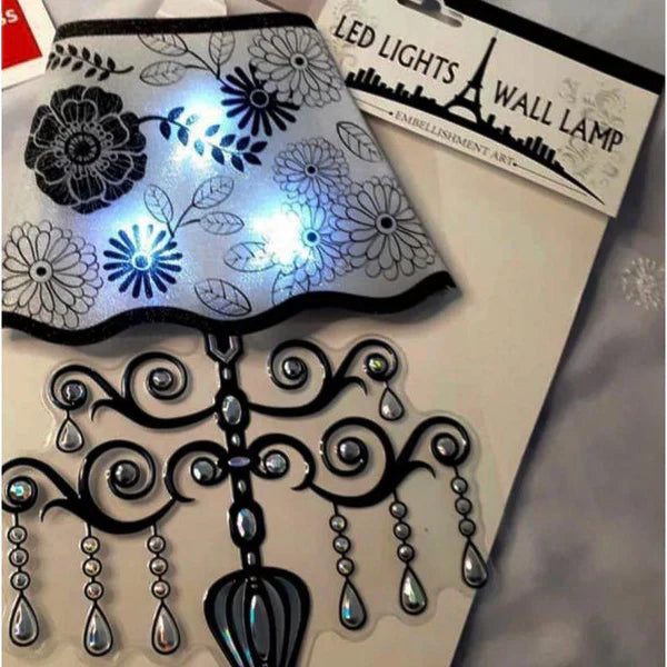 LED Lights Sticker 3D Art Attractive For Wall Decoration