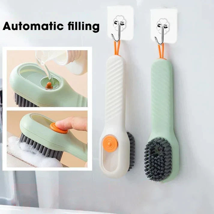 Multifunctional Cleaning Brush With Soap Dispenser