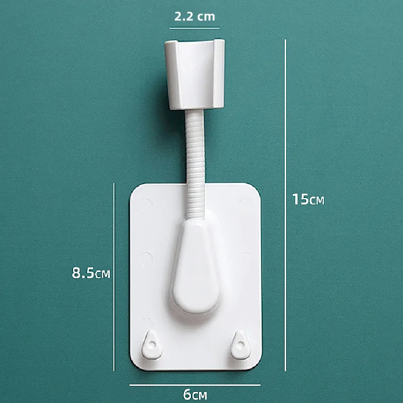 360° Adjustable No-Drill Self-Adhesive Shower Head Holder