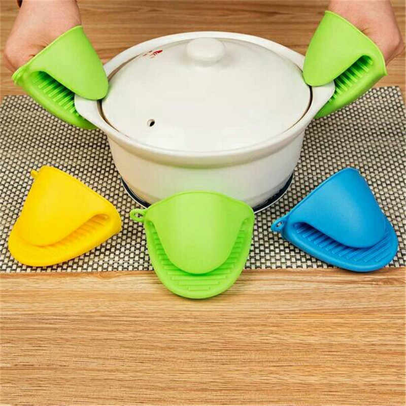 Silicone Heat-Resistant Oven & Pot Holder Gloves — 1 Pair