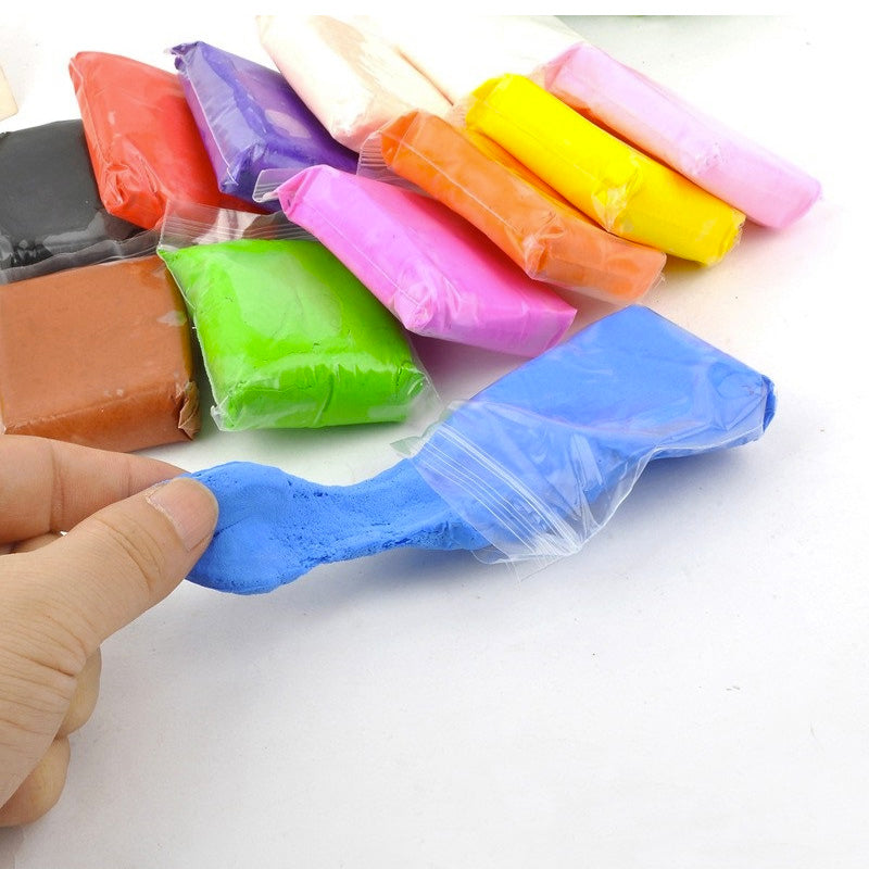 12-Color Foam Clay Dough Set — Kids DIY Art & Craft