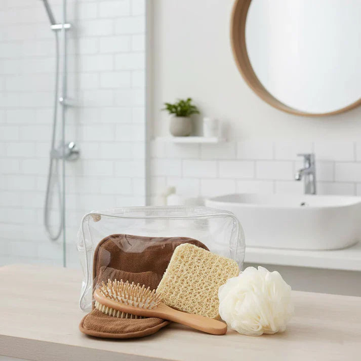 Bathroom Countertop Soap & Accessories Organizer Set
