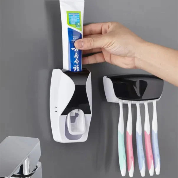 Wall-Mounted Toothpaste Tube Holder — Bathroom Organizer