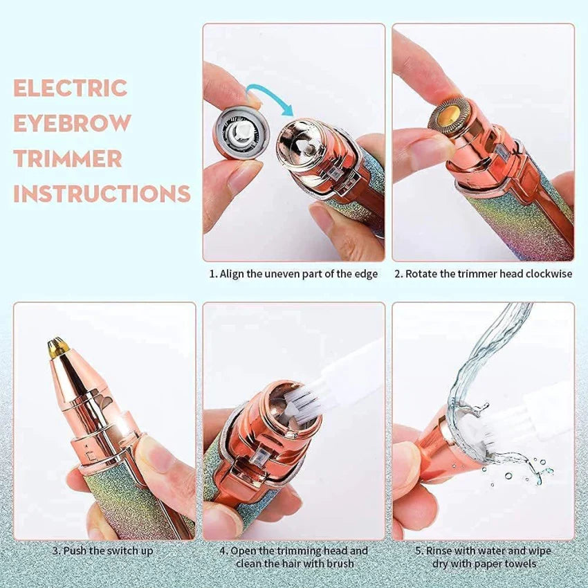 Rechargeable 2-In-1 Flawless Facial Razor