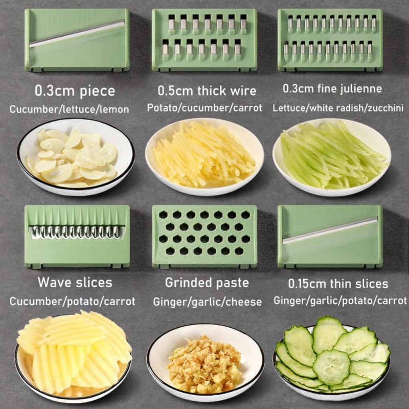 5-In-1 Interchangeable Blade Vegetable Spiralizer Cutter