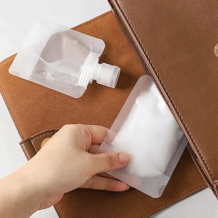 50ml Refillable Transparent Flip Cap Lotion Pouch