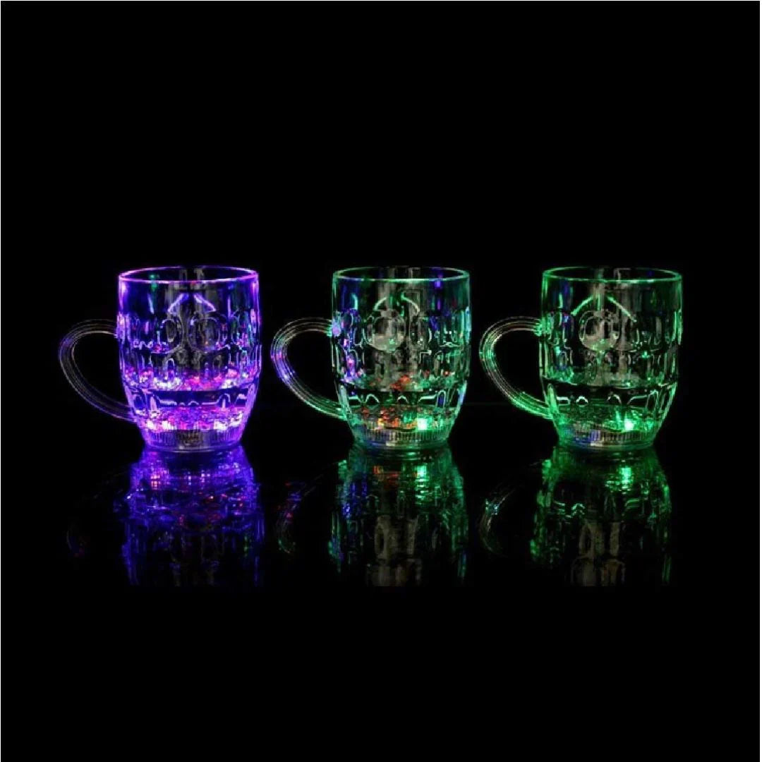 Rainbow Coloured Borosilicate Glass Drinking Cup