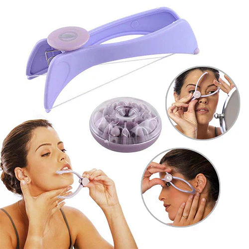 Manual Facial Hair Removal Threading Spring Tool