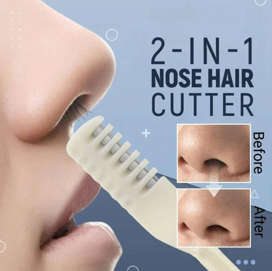 2-Piece Dual-Tip Nose & Ear Hair Removal Tool