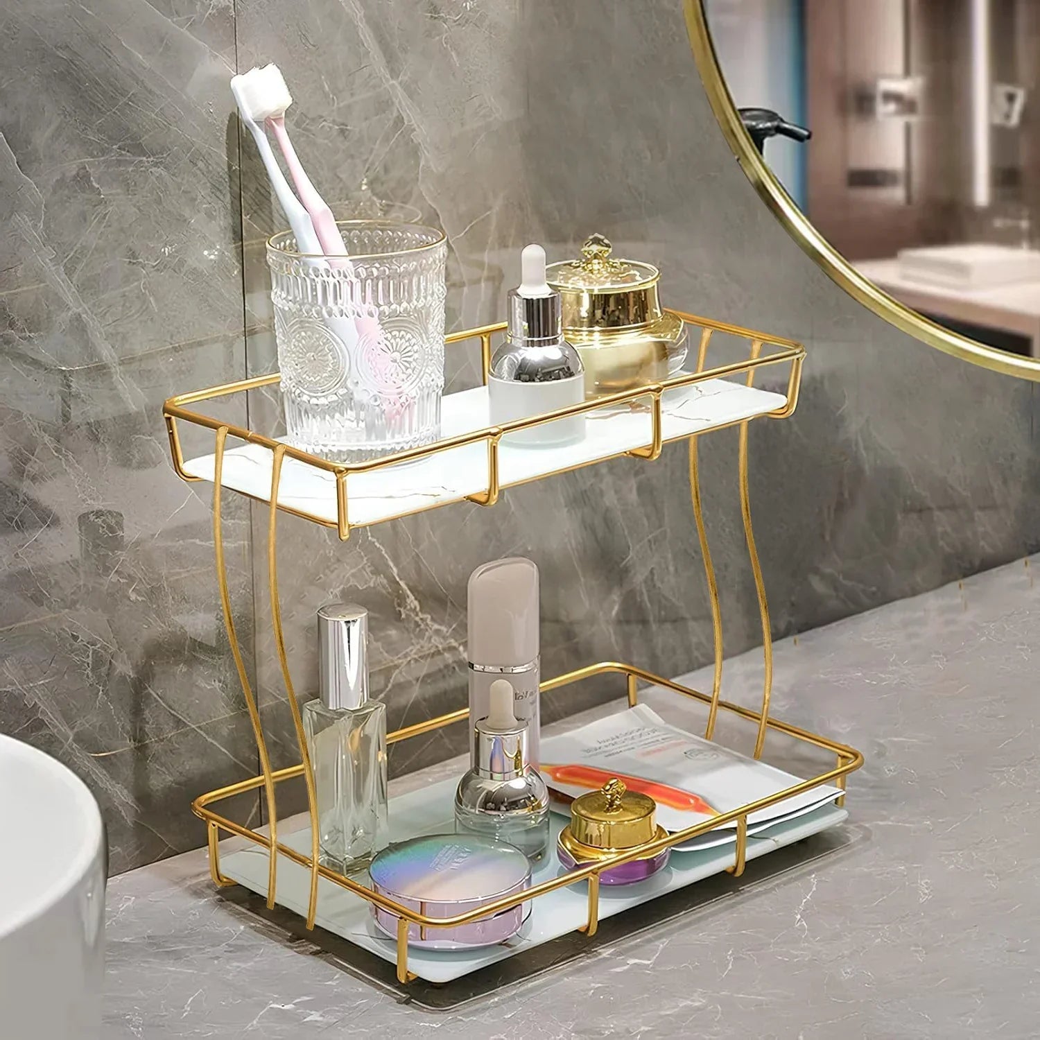 2 Tier Vanity Organizer