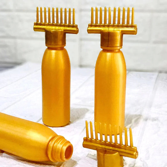 2-Piece Hair Oil Bottle With Comb