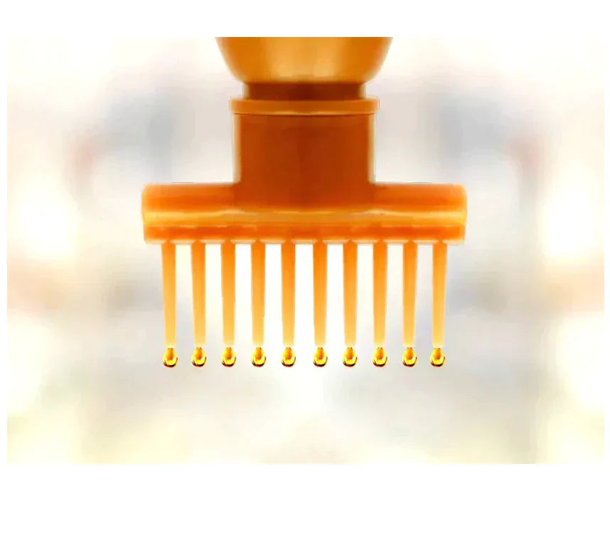 2-Piece Hair Oil Bottle With Comb