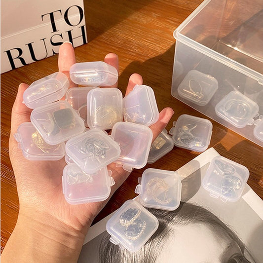 Transparent Portable Mini Jewellery & Ring Storage Box