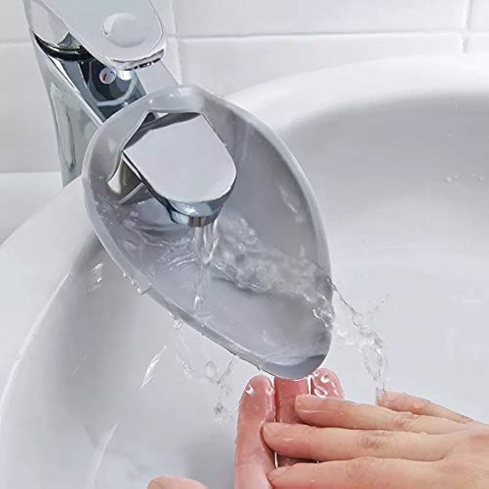 Silicone Faucet Tap Extender — Kids Handwash Guide