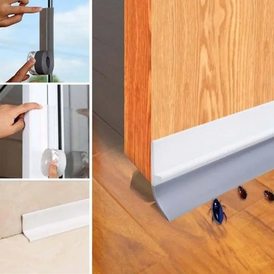 1-Metre Flexible Door Bottom Draught Excluder Sealing Strip