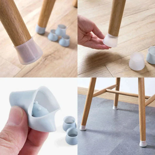 4-Piece Silicone Furniture Leg Protector
