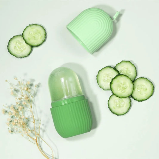 Silicone Ice Roller Facial Massager — Cooling Skin Therapy