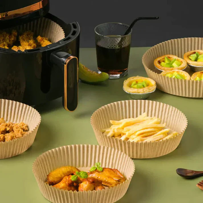 50-Piece Air Fryer Disposable Paper Liners
