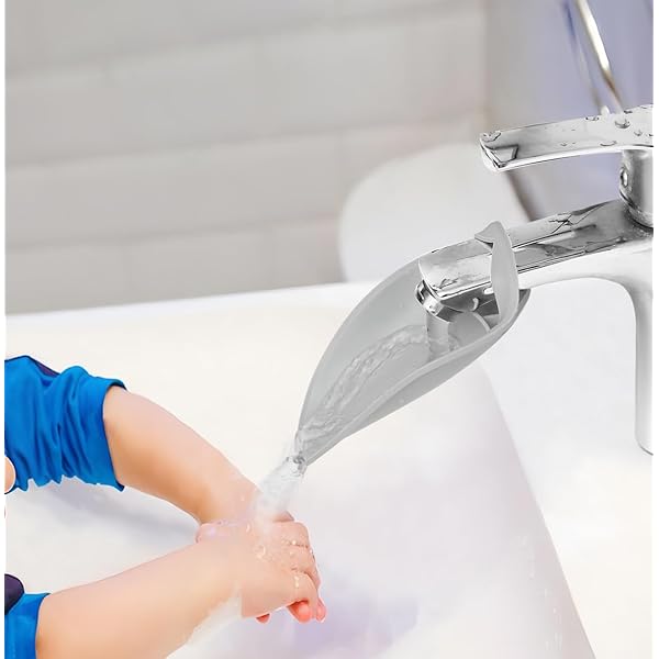 Silicone Faucet Tap Extender — Kids Handwash Guide