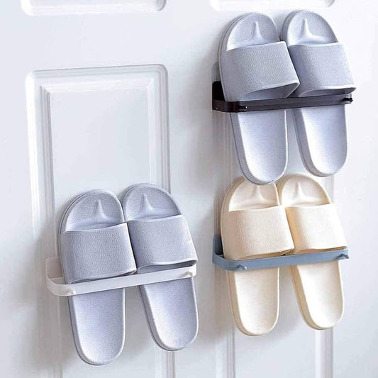 Space-Saving Entryway Slippers & Shoe Storage Rack