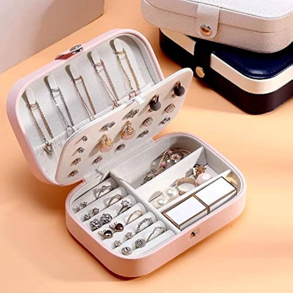 Korean Ins Style Portable Jewellery Storage Box — Aesthetic