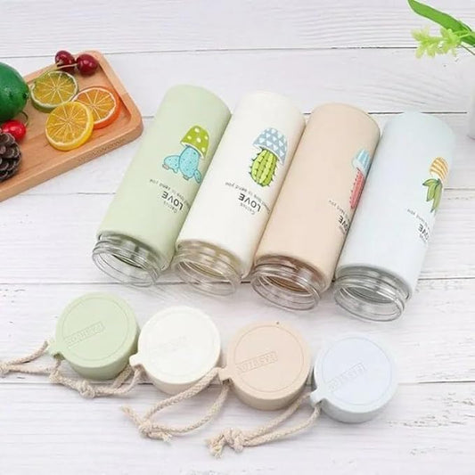 Colourful Leakproof Kids Water Bottle With Straw — BPA-Free