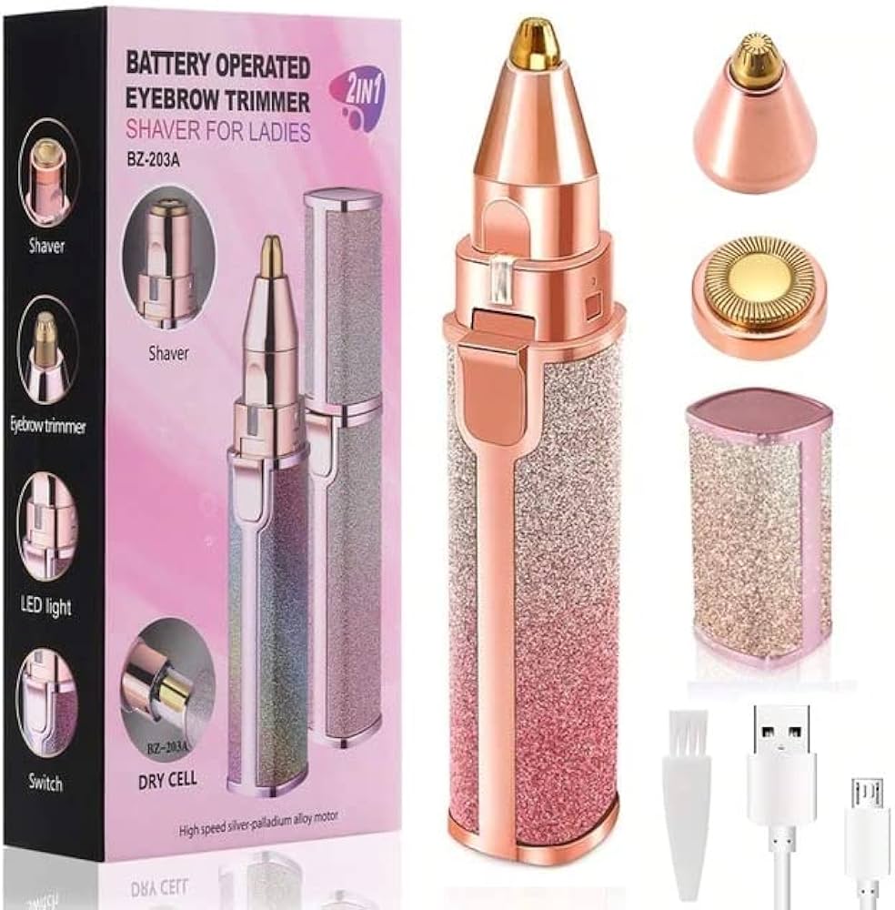 Rechargeable 2-In-1 Flawless Facial Razor