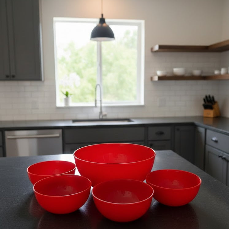 5Pcs Bowl Set – Strong & Long Lasting, Kitchen Accessories 