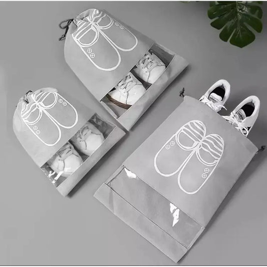 5-Piece Portable Travel Shoe Storage Bags