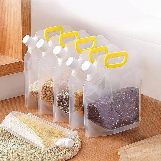 1.5L Reusable Airtight Food Storage Pouch — BPA-Free
