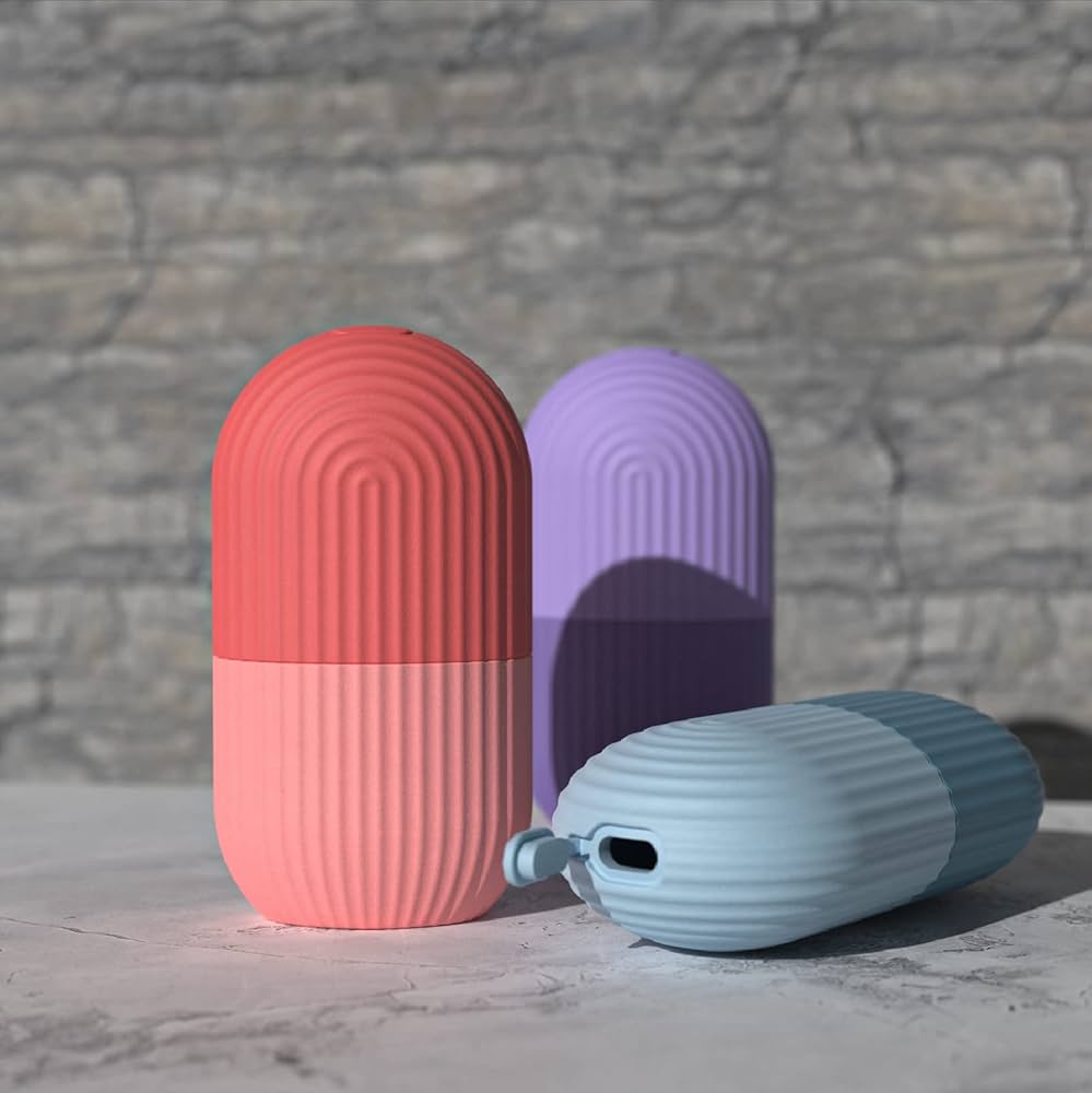 Silicone Ice Roller Facial Massager — Cooling Skin Therapy