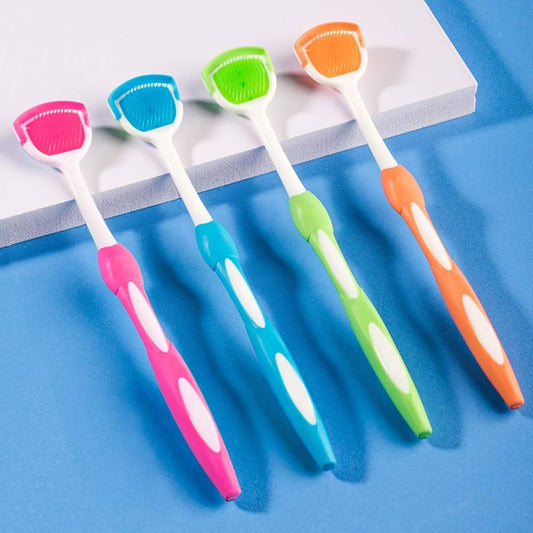 Stainless Steel Tongue Scraper — Oral Hygiene Cleaner