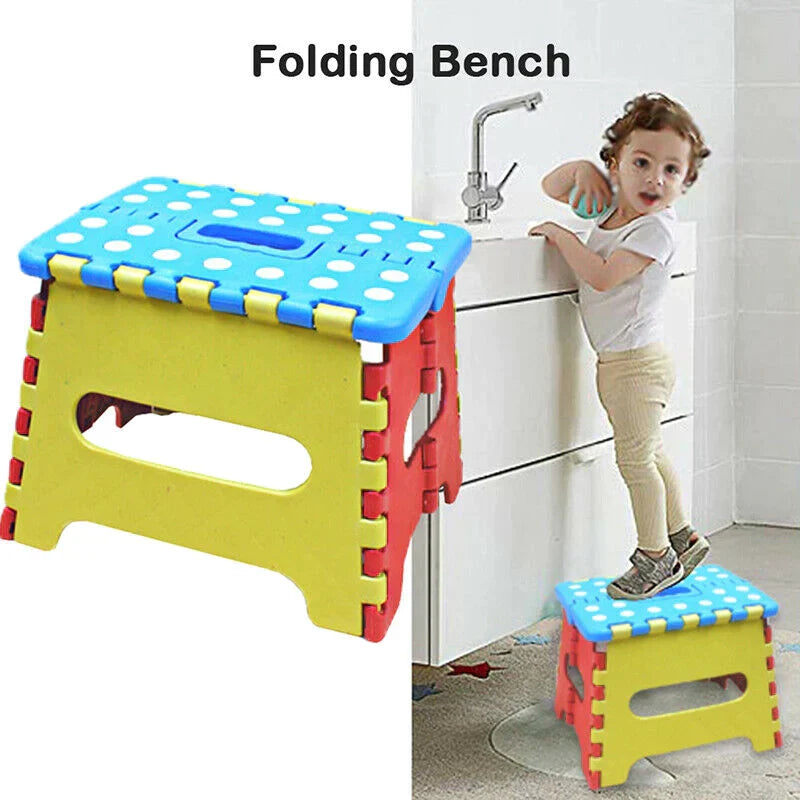 Portable Lightweight Folding Stool For Kids — Safe & Sturdy