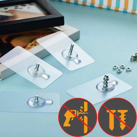 3-Piece Non-Trace Self-Adhesive Nails Hooks
