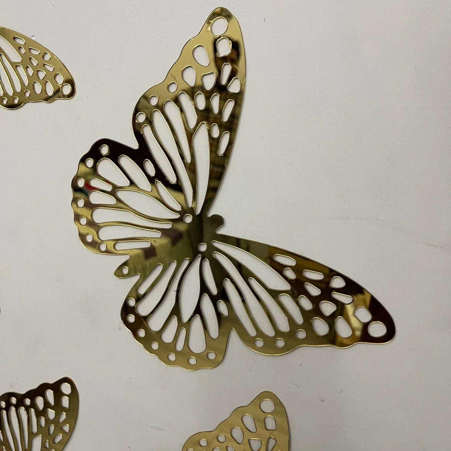 6-Piece Golden Grace Butterfly Set Stickers