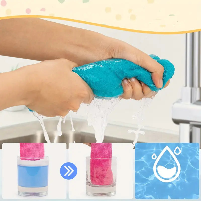 6 Piece Car & Home Microfiber Towel Pack
