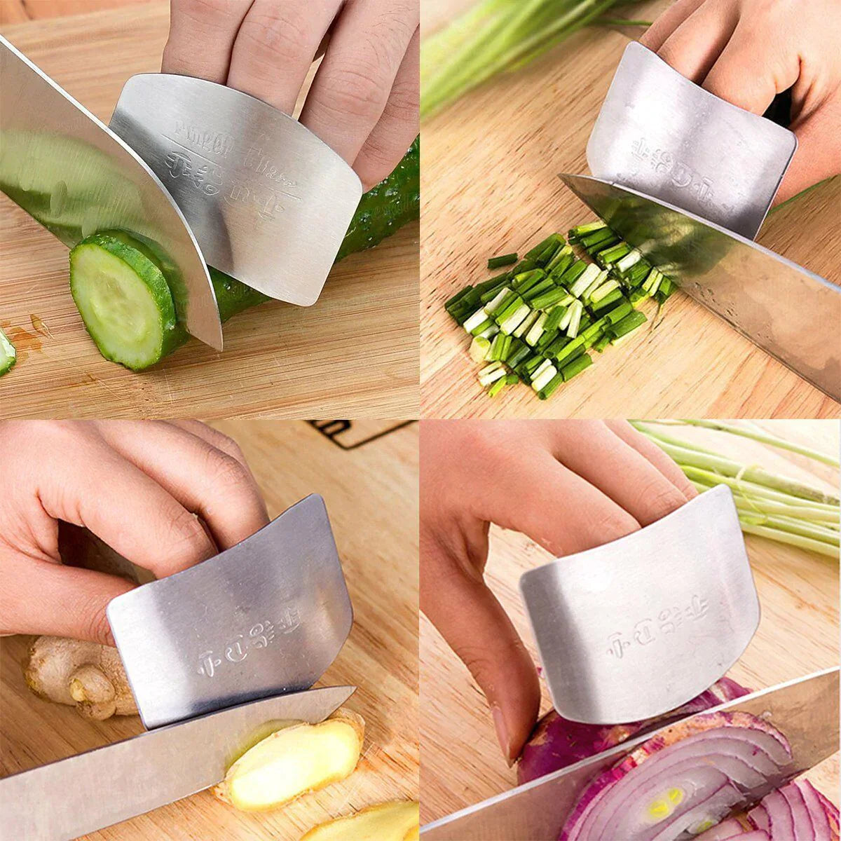 Stainless Steel Finger Protector Knife Shield Protection