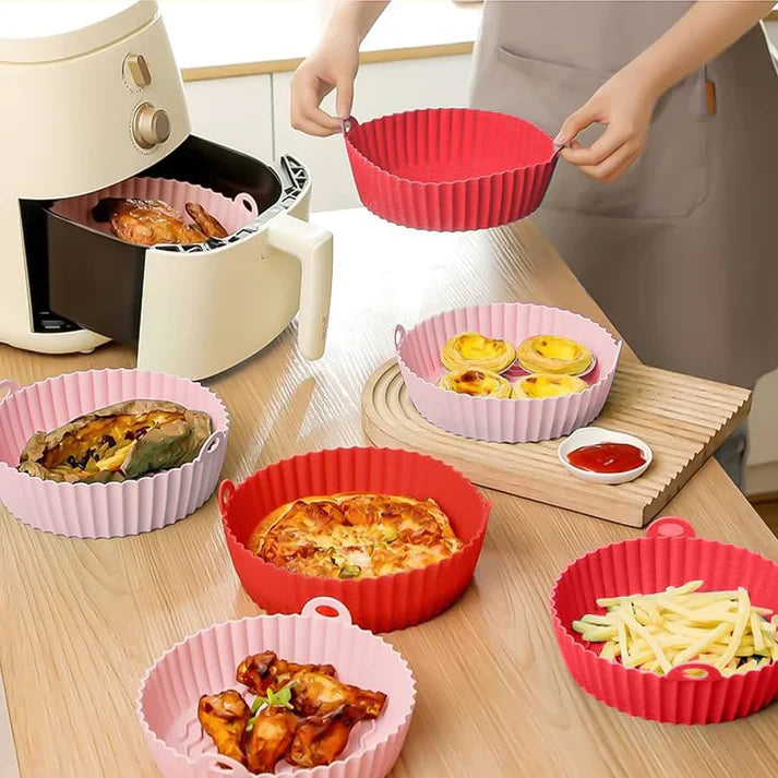 Reusable Silicone Air Fryer Liner Basket