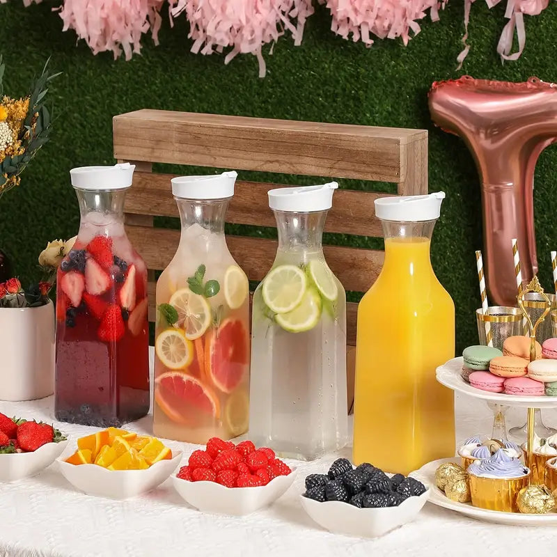 Square Airtight BPA-Free Liquid Storage Bottle
