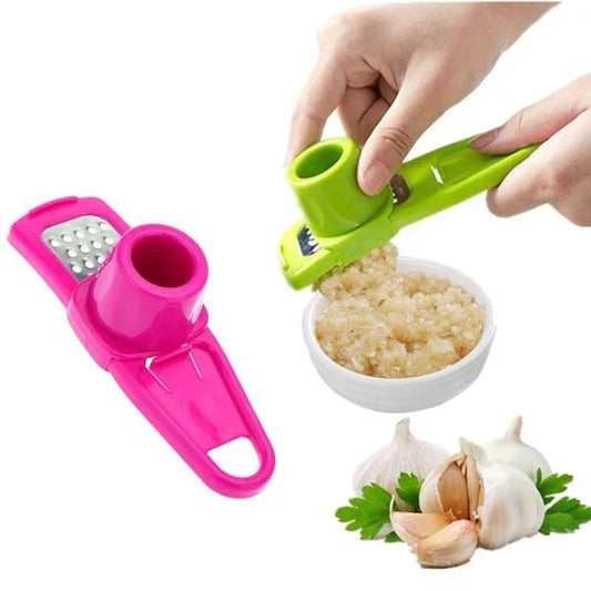 Multifunctional Mini Garlic Press, Grinder & Grater Tool