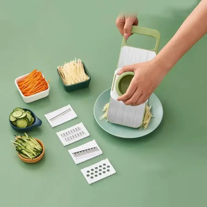 5-In-1 Interchangeable Blade Vegetable Spiralizer Cutter