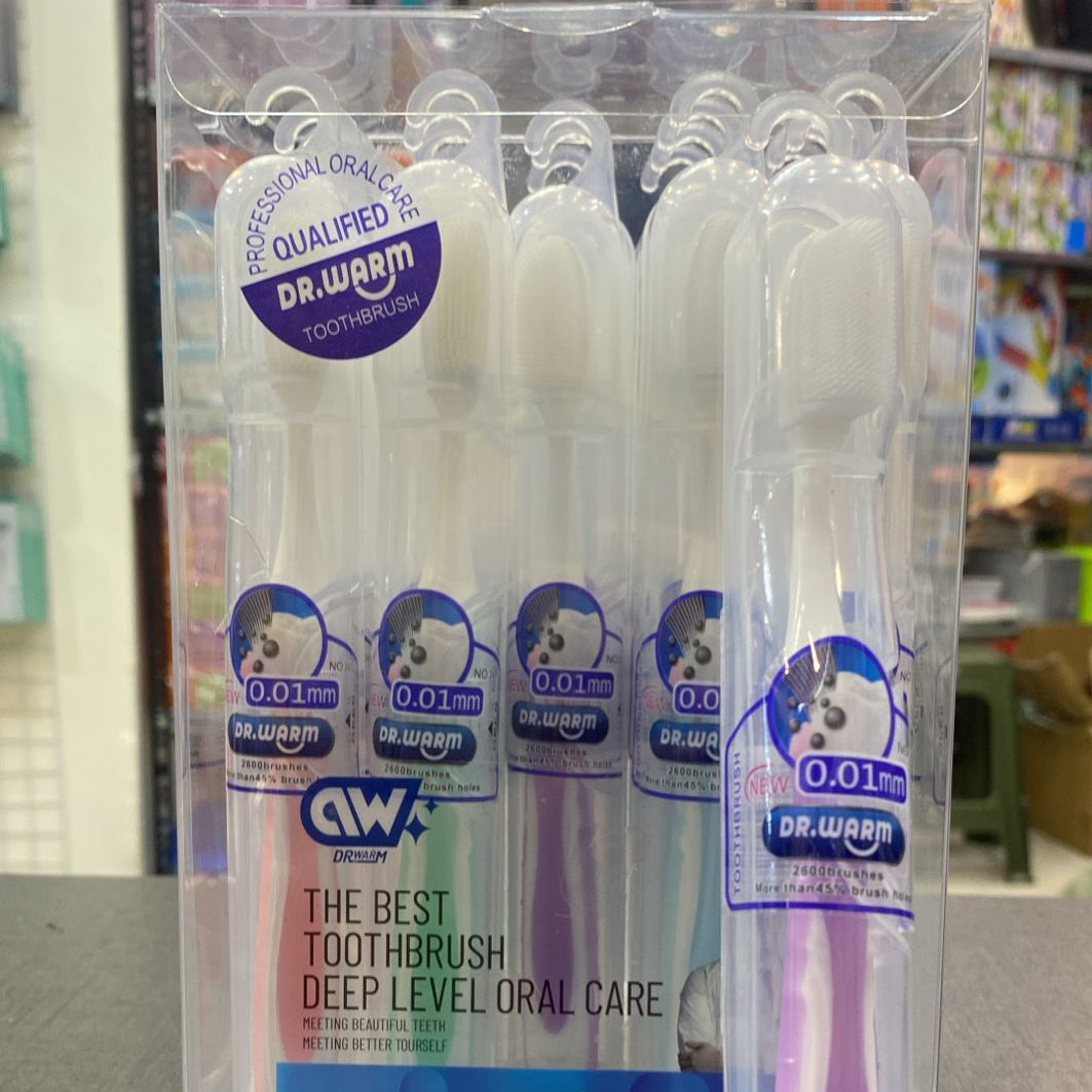 Ultra-Soft Nano-Bristle Toothbrush — Extra-Fine Deep Clean