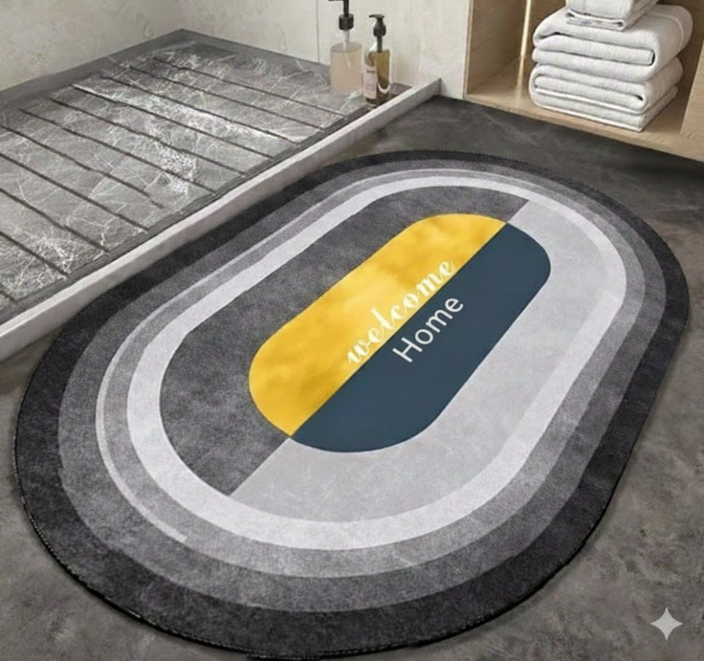 Water Absorbent Mats For Anti-Slip Control