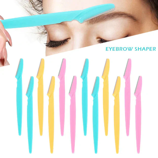 3-Piece Women's Facial Eyebrow & Lip Razor Kit