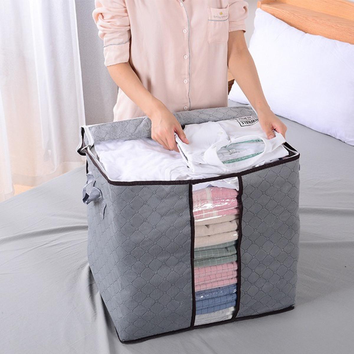 Bamboo Storage Organizer Bag, Storage Bag Organizer 