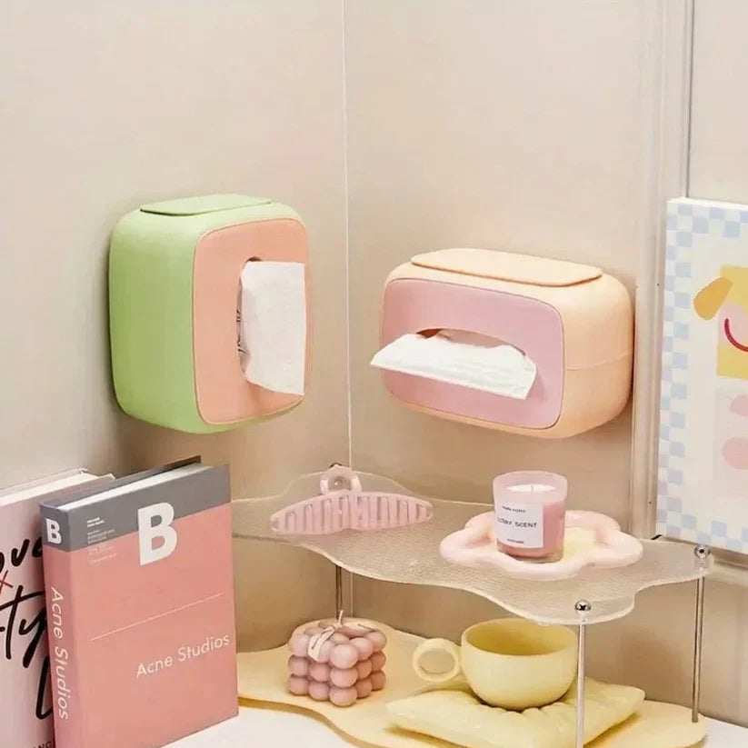 Elegant Decorative Tissue Box Cover & Storage Organizer